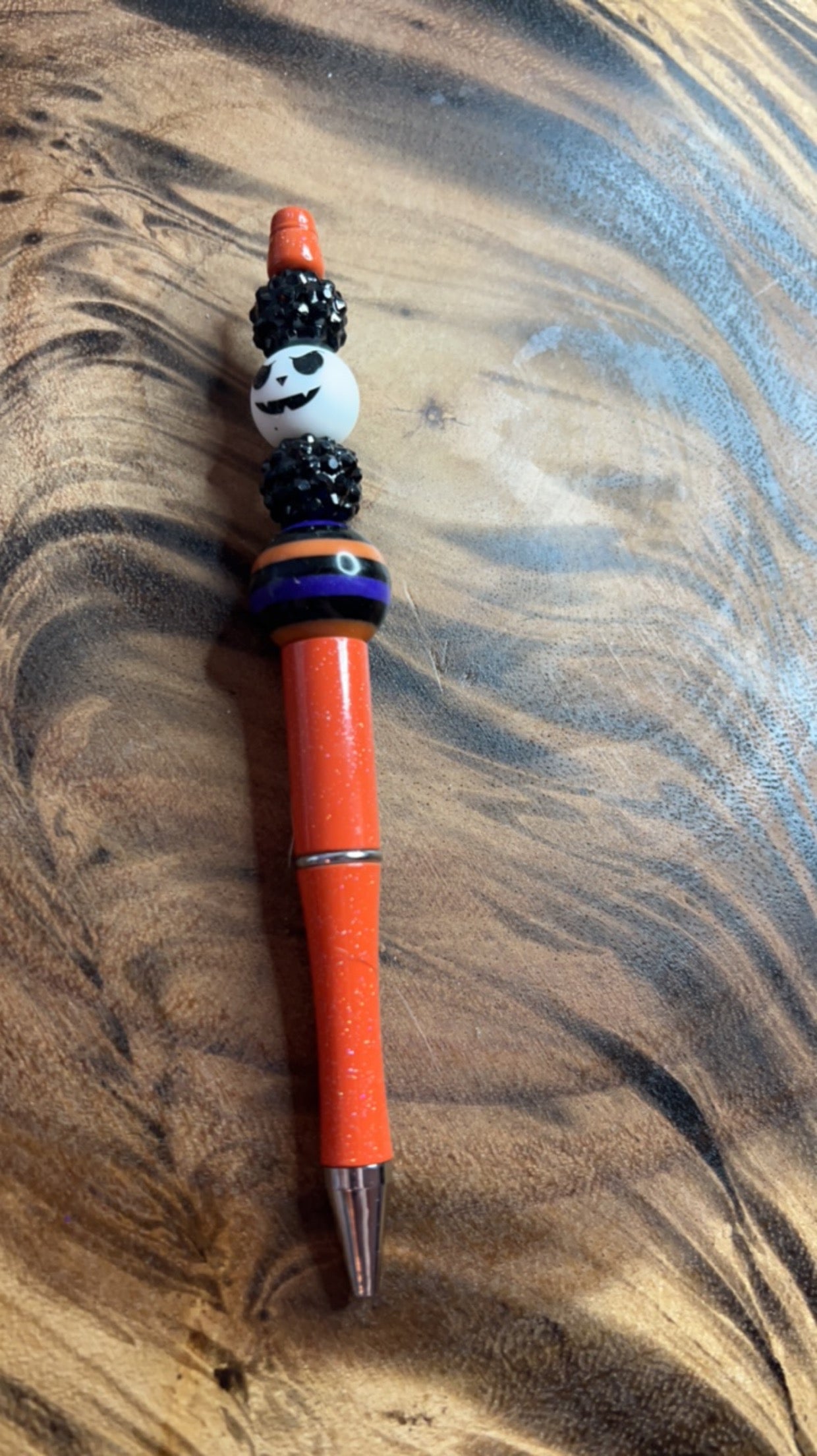 Pumpkin Face Pen