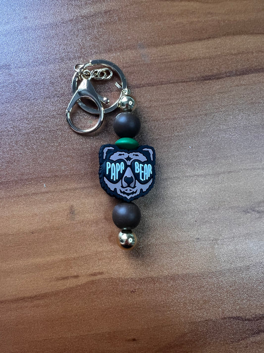 Papa Bear Bar keychain