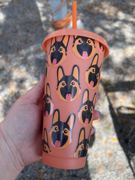 German Shepherd cold cup